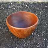 Vintage teak salad bowl, fruit bowl