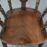 Antique English Highback Windsor Chair from the 18th Century