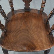 Antique English Highback Windsor Chair from the 18th Century