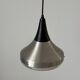 Crystal glass ceiling light with a metal frame, 1960s, Germany