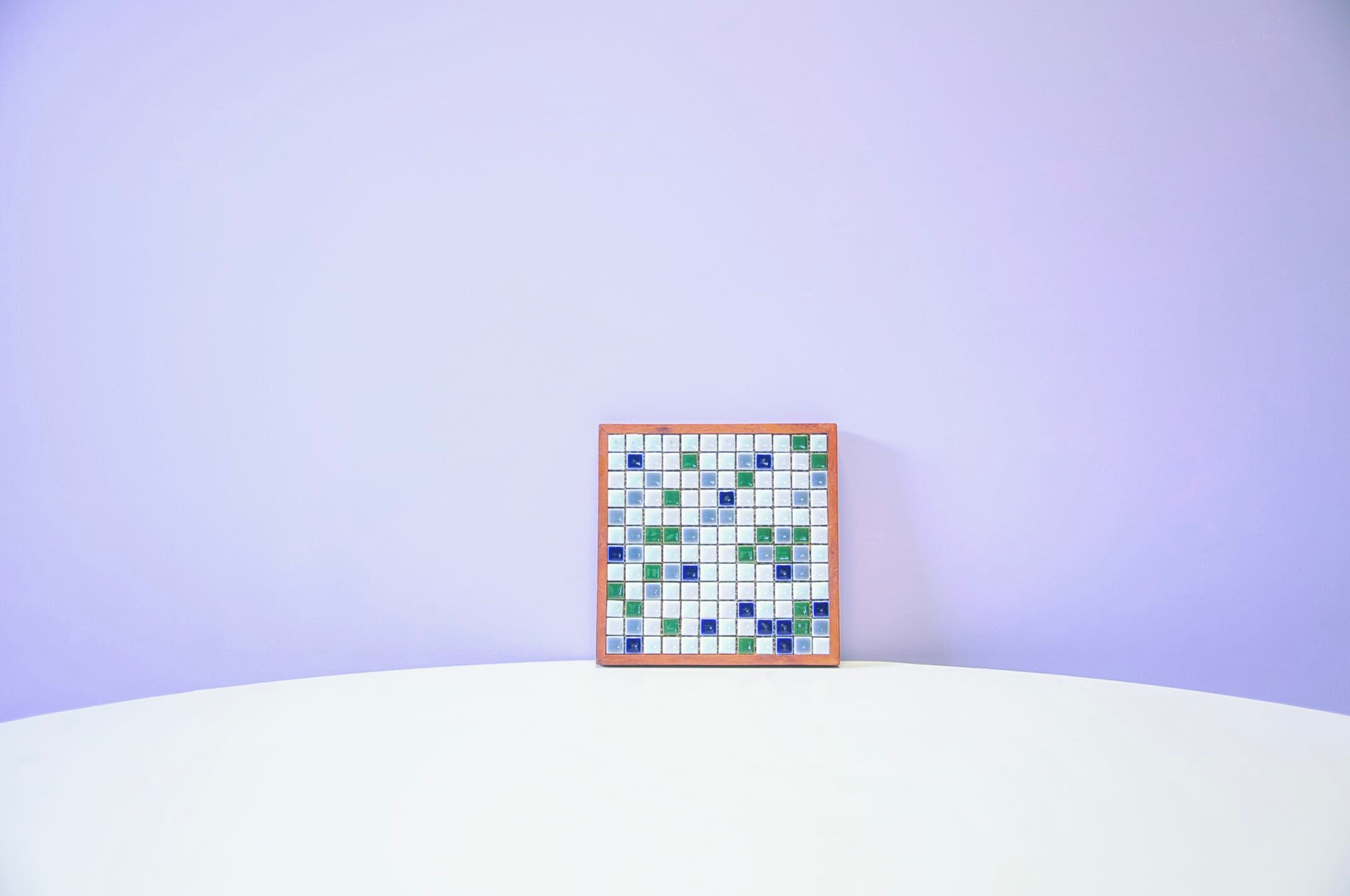 Sous-verre en mosaïque vintage