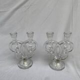 Pair of Cristallin candle holders