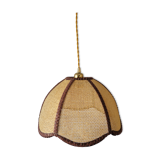 Rattan flower suspension