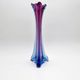 Large Sommerso Vase Murano Violet Blue 34cm