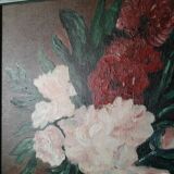 Tableau peinture a l'huile signé
