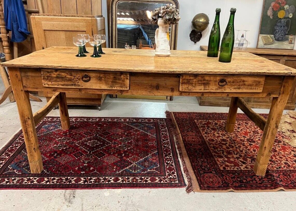 Old large farmhouse table