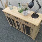 3-door wooden sideboard / Esprit Atelier furniture