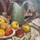 Still life with apples