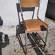 Lot of 6 vintage school chairs