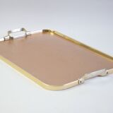 Kaymet Rose gold colored aluminum tray, UK 1970s