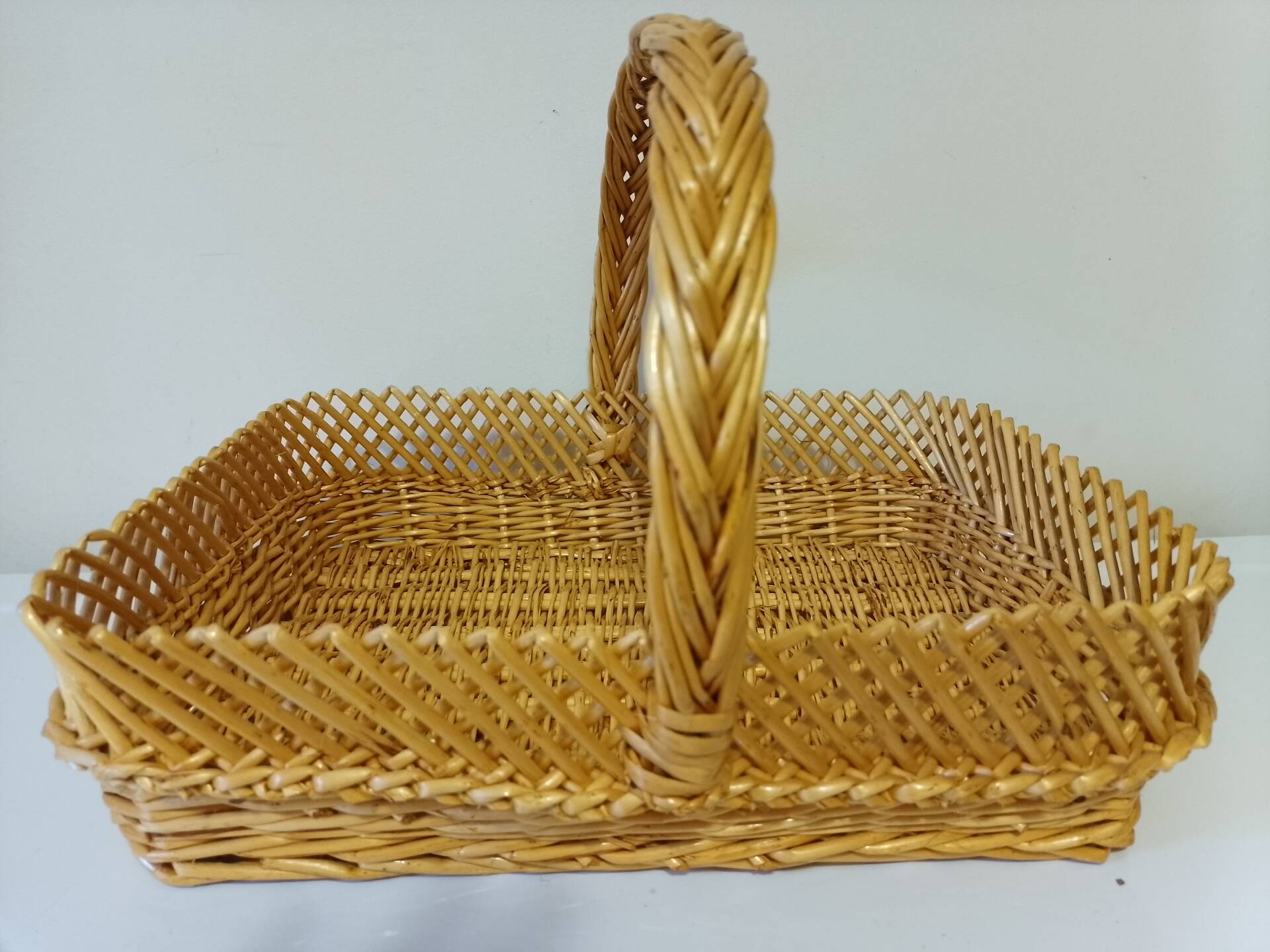 Panier à anse en osier