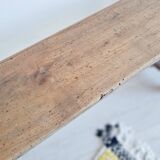 Antique wooden farm bench