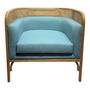 Fauteuil Kokoe en teck - coussin