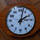 MATY wall clock with date, vintage 60s, exceptional condition.