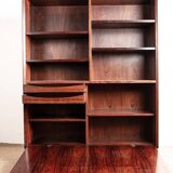 Shelf and bar furniture, Danish, in Rosewood and Brass, Erik Brouer 1960.