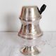 Mustard pot, jam pot, jam jar, sugar bowl, in silver metal
