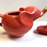Objet Publicitaire Emblématique Théière en Céramique Éléphant Corail Lipton