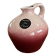 Ancien pichet en grès rose / soliflore céramique vintage / vase en grès mou