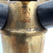 Oscar Torlasco, mod. 143 brass table / desk lamp, Prod. Lumi, Italy 1950s