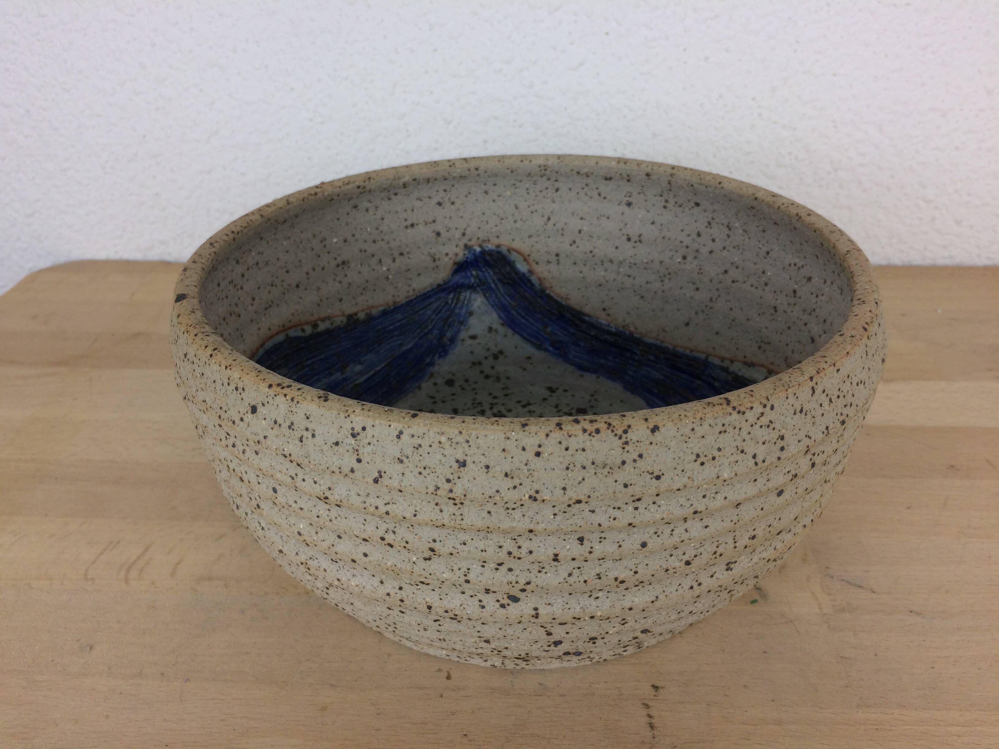 Scandinavian stoneware bowl Denmark 25 cm