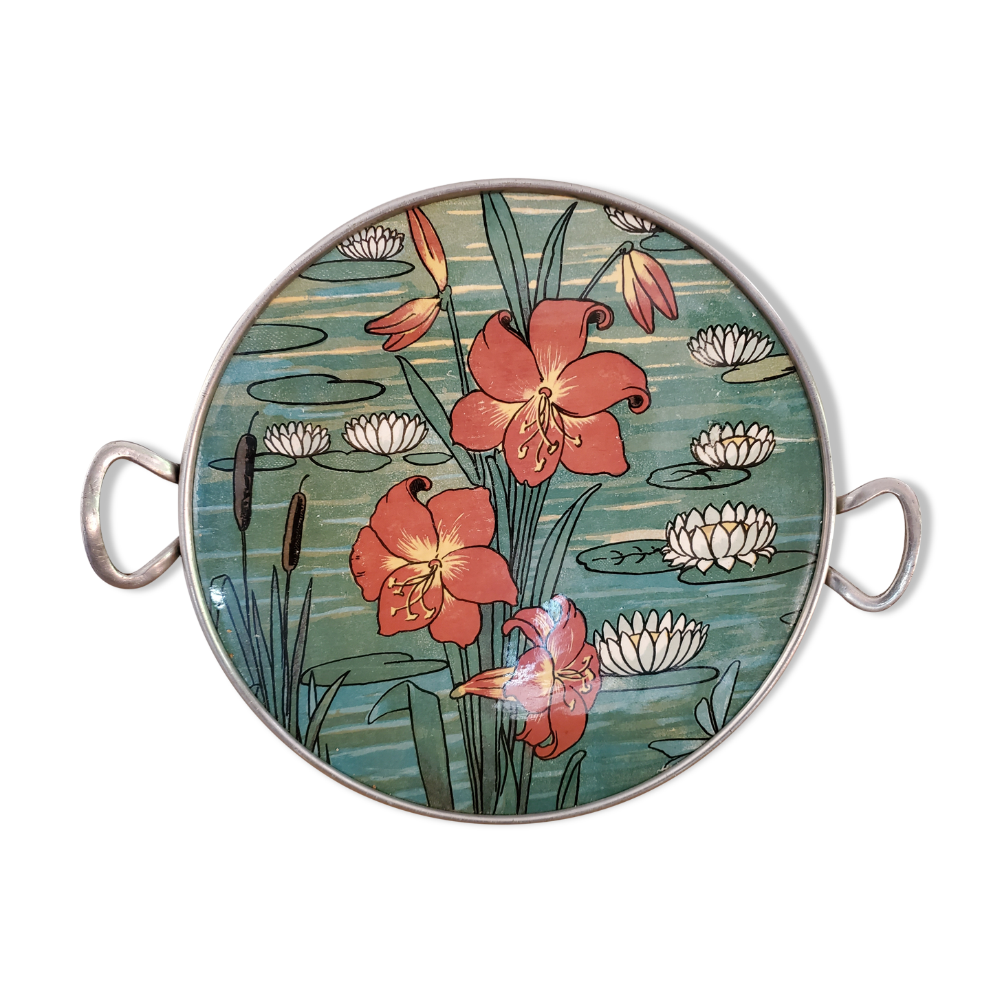 Ceramic plateau Sarreguemines