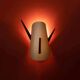 Vintage wall lamp from the 60s, teak and mid-century metal.