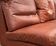 Vintage Scandinavian 3-seater leather sofa