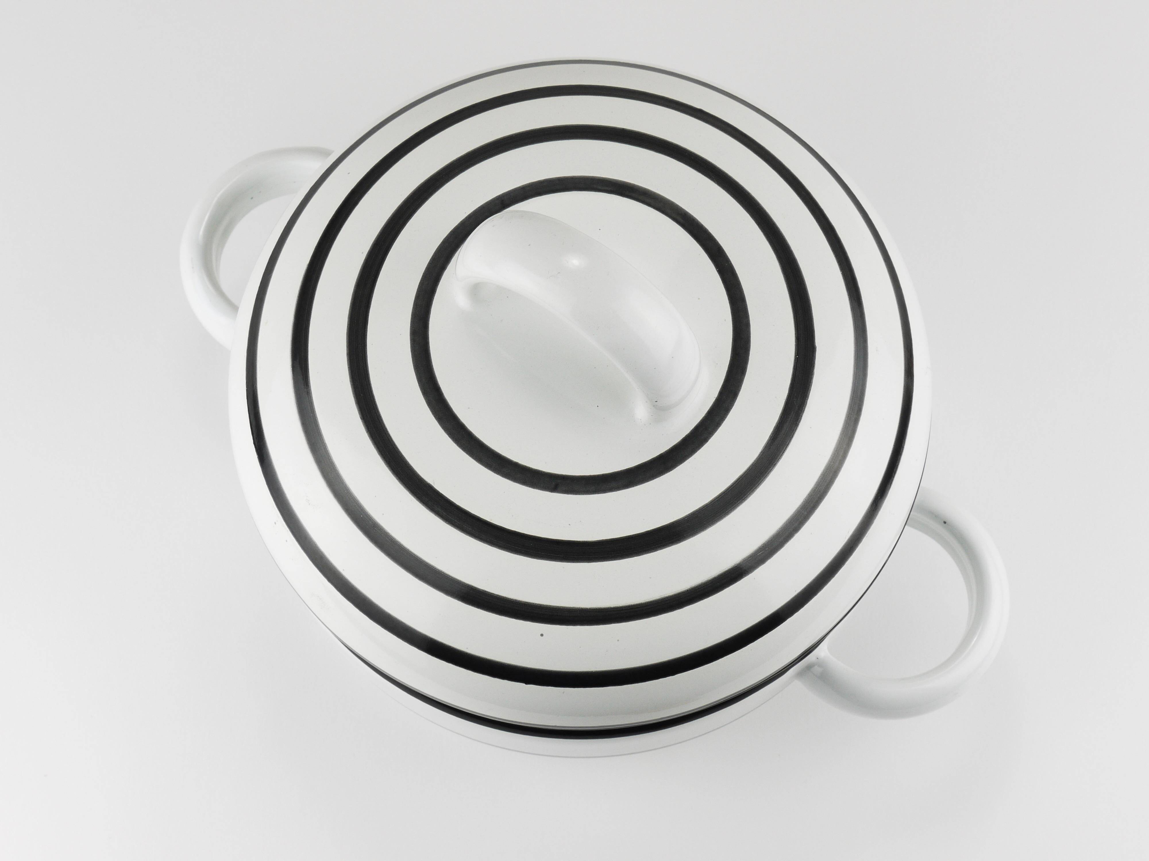 Enamelled pot carl aubock iii "culinar" with lid, ostovics vienna, austria, 1970s