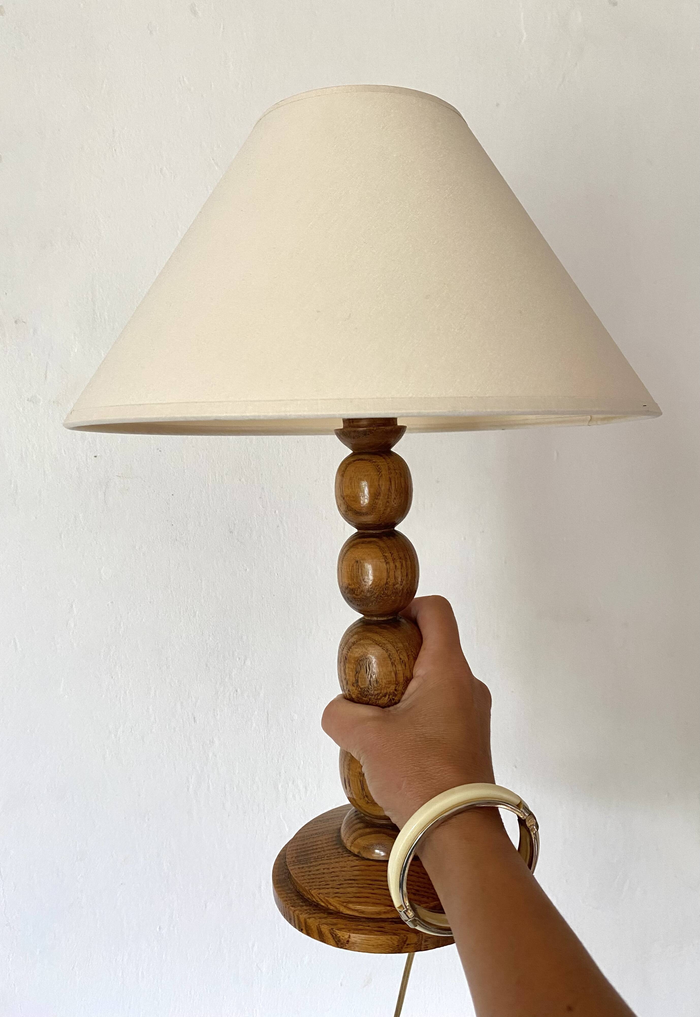Vintage wooden lamp