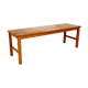 Minimalist teak bench, Sweden, 1960