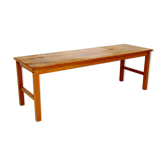 Banc minimaliste en teck, Suède, 1960