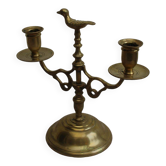 Gilded brass candlestick