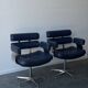 Paire de fauteuils lounge italiens Space Age, 1970