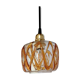 Amber blown glass suspension