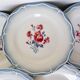 6 flat plates of Digoin Sarreguemines model Nina Rosa 210404