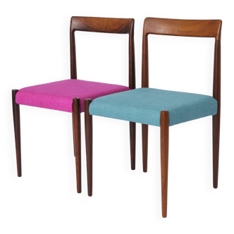 2 chaises vintage Lübke, années 1960-1970, Allemagne