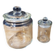 Duo glass candy boxes