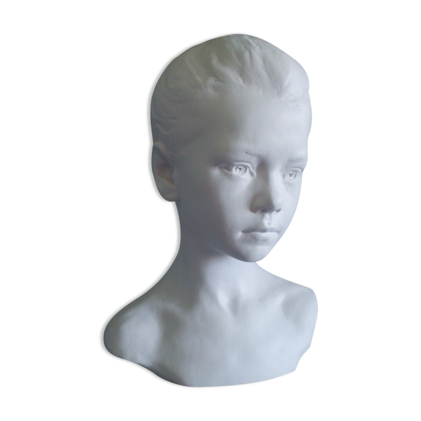 Bust girl with braid