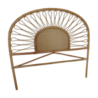 Rattan headboard