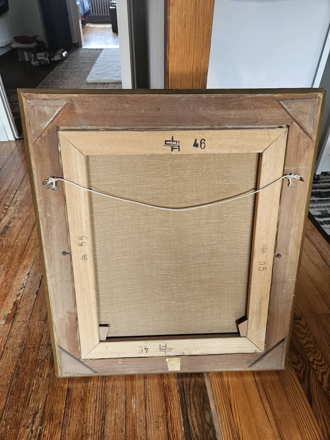 Oil portrait on canvas