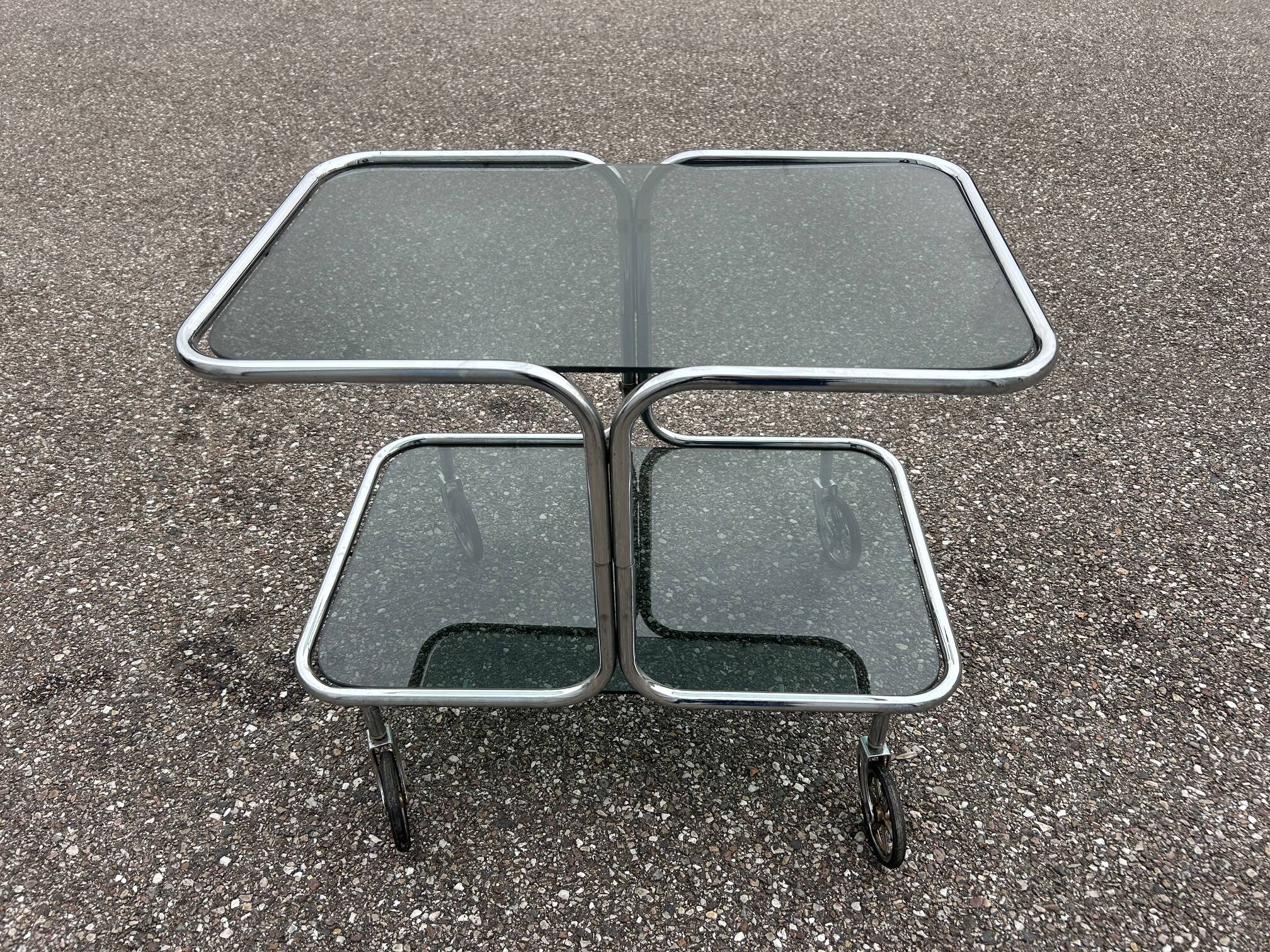 chrome rolling bar from the 1970s