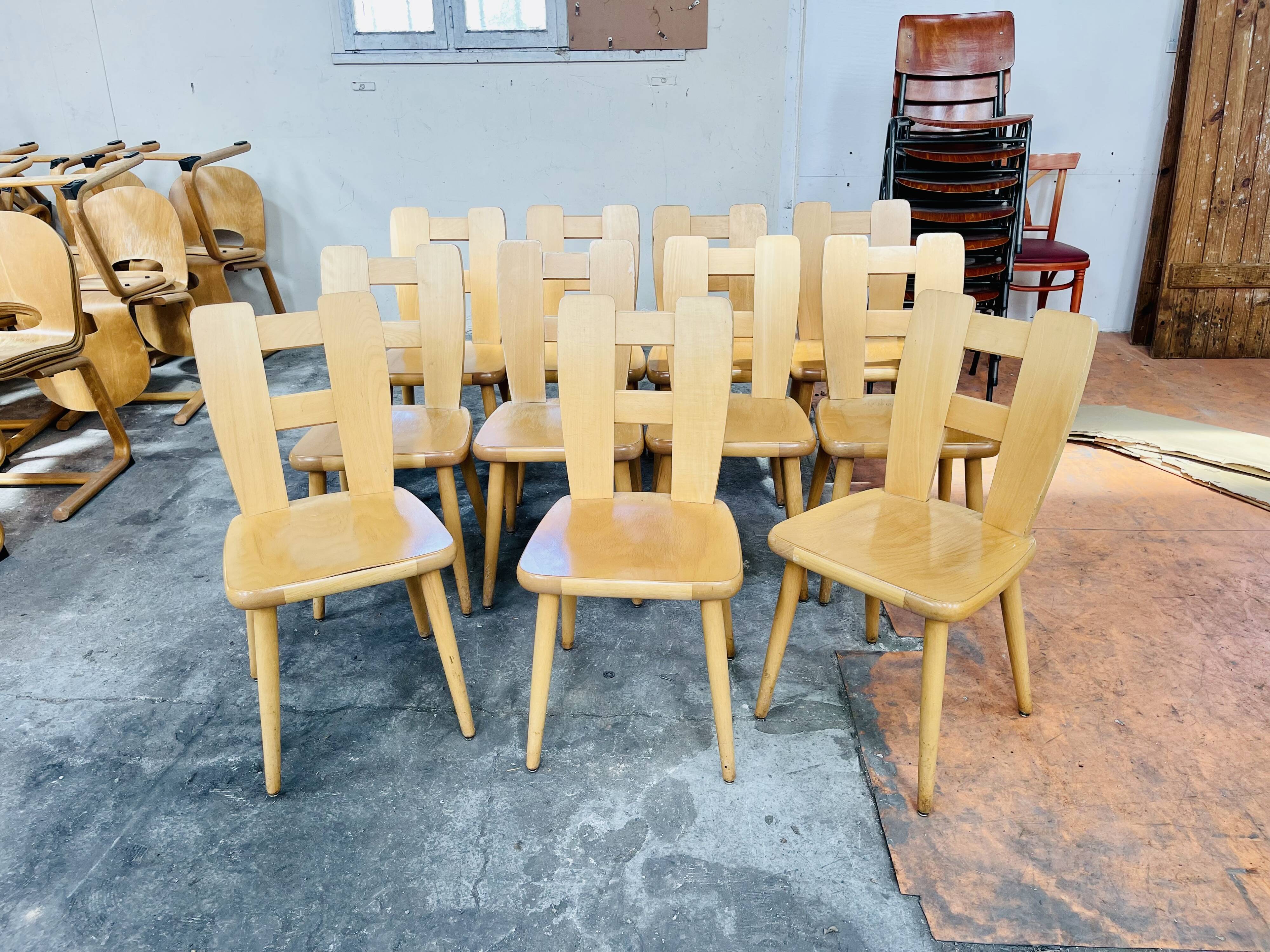 Vintage Scandinavian bistro chair