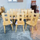 Vintage Scandinavian bistro chair