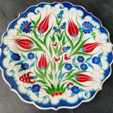 Assiette Nakkas Cini Artisanat turc