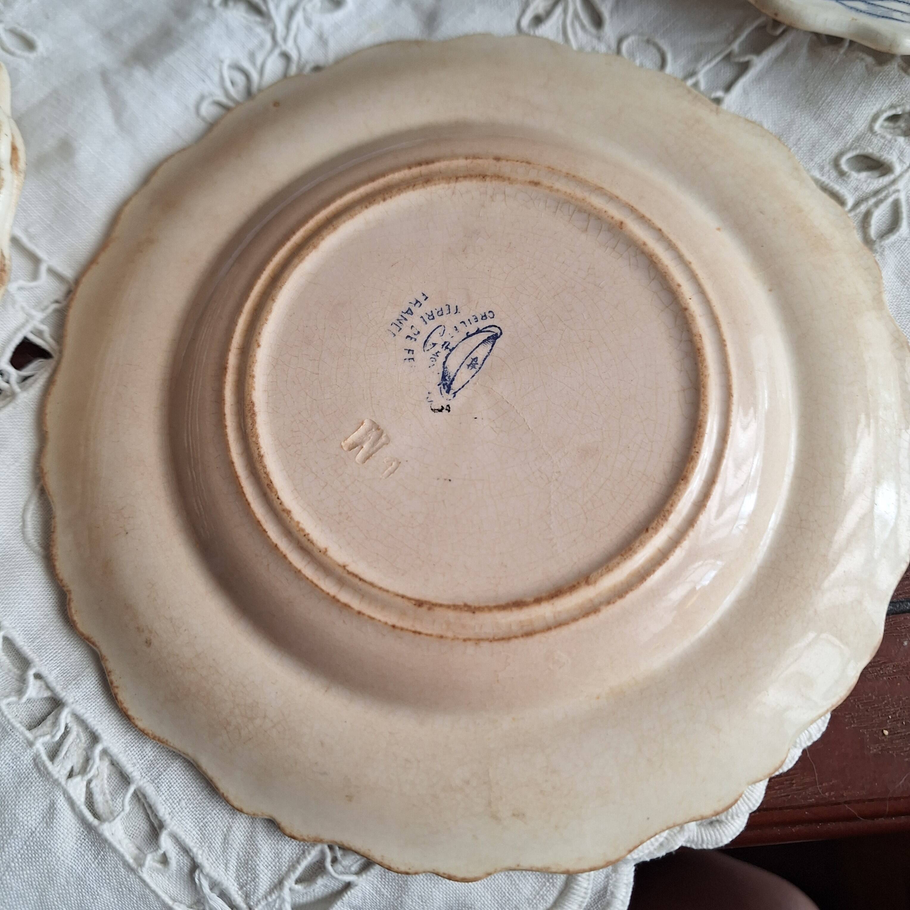 Assiettes terre de fer