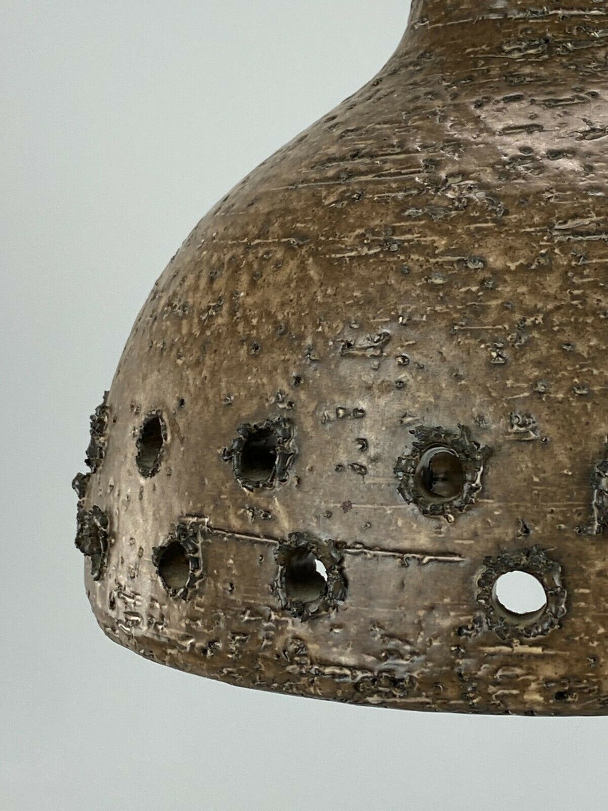 Danish ceramic pendant light from the 60s