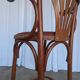 Fauteuil de bar de style Thonet Irish Pub / Siège en simili cuir rouge, milieu du siècle