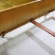 Vintage design double bed, 50s 60s