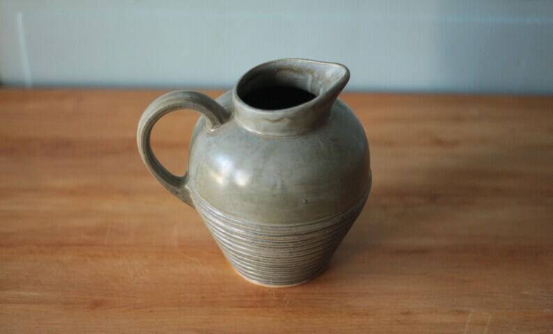 Pichet céramique émaillé, pichet art déco, cruche, broc, cuisine, collection, pitcher