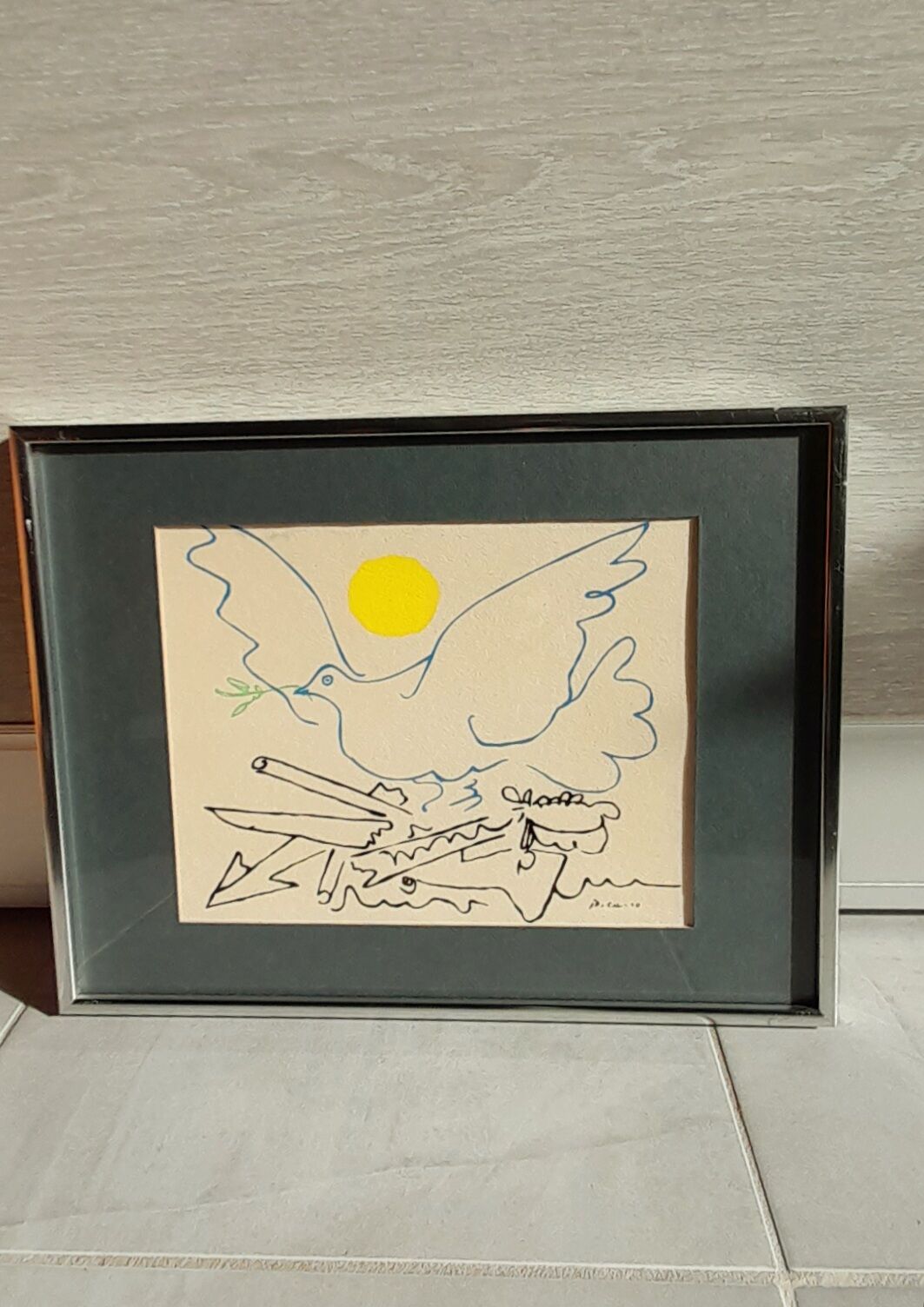Picasso Dove lithograph 1970